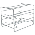 Load image into Gallery viewer, Home Basics Vinyl Coated Steel Standing Wrap Organizer, Silver $5.00 EACH, CASE PACK OF 12

