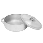 Load image into Gallery viewer, Home Basics Aluminum Satin Finish 2.4 qt Caldero $8 EACH, CASE PACK OF 12
