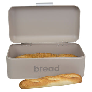 Home Basics Metal Bread Box, Stone $20.00 EACH, CASE PACK OF 4