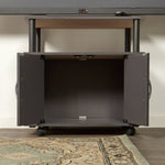 Load image into Gallery viewer, Home Basics TV Stand with Cabinets, Grey
 $40.00 EACH, CASE PACK OF 1
