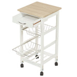 Load image into Gallery viewer, Home Basics Kitchen Trolley With Drawer and Baskets $50 EACH, CASE PACK OF 1
