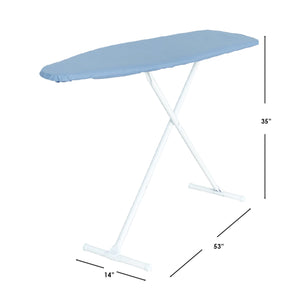 Seymour Home Products Adjustable Height, Freestanding T-Leg Ironing Board, Light Blue $25.00 EACH, CASE PACK OF 1