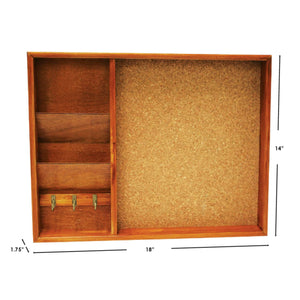 Home Basics Wall Mounted Wood Bulletin Board, Pine $10.00 EACH, CASE PACK OF 12