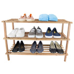 Load image into Gallery viewer, Home Basics Pine Shoe Shelf $10.00 EACH, CASE PACK OF 6
