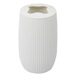 Load image into Gallery viewer, Home Basics Ribbed Plastic Toothbrush Holder, White $3 EACH, CASE PACK OF 12
