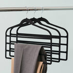 Load image into Gallery viewer, Home Basics Velvet Trouser Hanger, (Pack of 3), Black $3.00 EACH, CASE PACK OF 24
