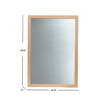 Load image into Gallery viewer, Home Basics 24&quot; x 36&quot; Wall Mirror, Natural $25.00 EACH, CASE PACK OF 4
