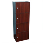 Load image into Gallery viewer, Home Basics 4  Cube Cabinet, Mahogany $60.00 EACH, CASE PACK OF 1
