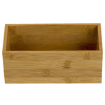 Load image into Gallery viewer, Home Basics 3&quot; x 6&quot; Bamboo Organizer, Natural $3 EACH, CASE PACK OF 12
