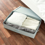 Load image into Gallery viewer, Home Basics Diamond Collection Under the Bed Storage Box, Grey $8.00 EACH, CASE PACK OF 12
