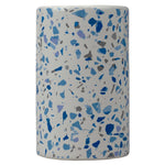 Load image into Gallery viewer, Home Basics Trendy Terrazzo 4 Piece Ceramic Bath Accessory Set, Blue $10.00 EACH, CASE PACK OF 12
