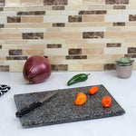 Load image into Gallery viewer, Home Basics 8&quot; x 12&quot; Granite Cutting Board, Black $8 EACH, CASE PACK OF 8
