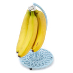 Load image into Gallery viewer, Home Basics Sunflower Cast Iron Banana Fruit Holder, Light Blue
 $10.00 EACH, CASE PACK OF 6
