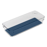 Load image into Gallery viewer, Michael Graves Design 9.25&quot; x 3.75&quot; Drawer Organizer with Indigo Rubber Lining $2.00 EACH, CASE PACK OF 24
