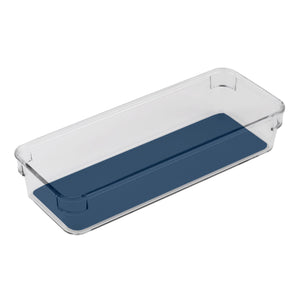 Michael Graves Design 9.25" x 3.75" Drawer Organizer with Indigo Rubber Lining $2.00 EACH, CASE PACK OF 24