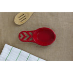 Load image into Gallery viewer, Home Basics Chevron Collection Cast Iron Spoon Rest, Red $5.00 EACH, CASE PACK OF 6
