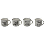 Load image into Gallery viewer, Home Basics Coffee Solves Everything 13 oz. Bone China Mug - Assorted Colors
