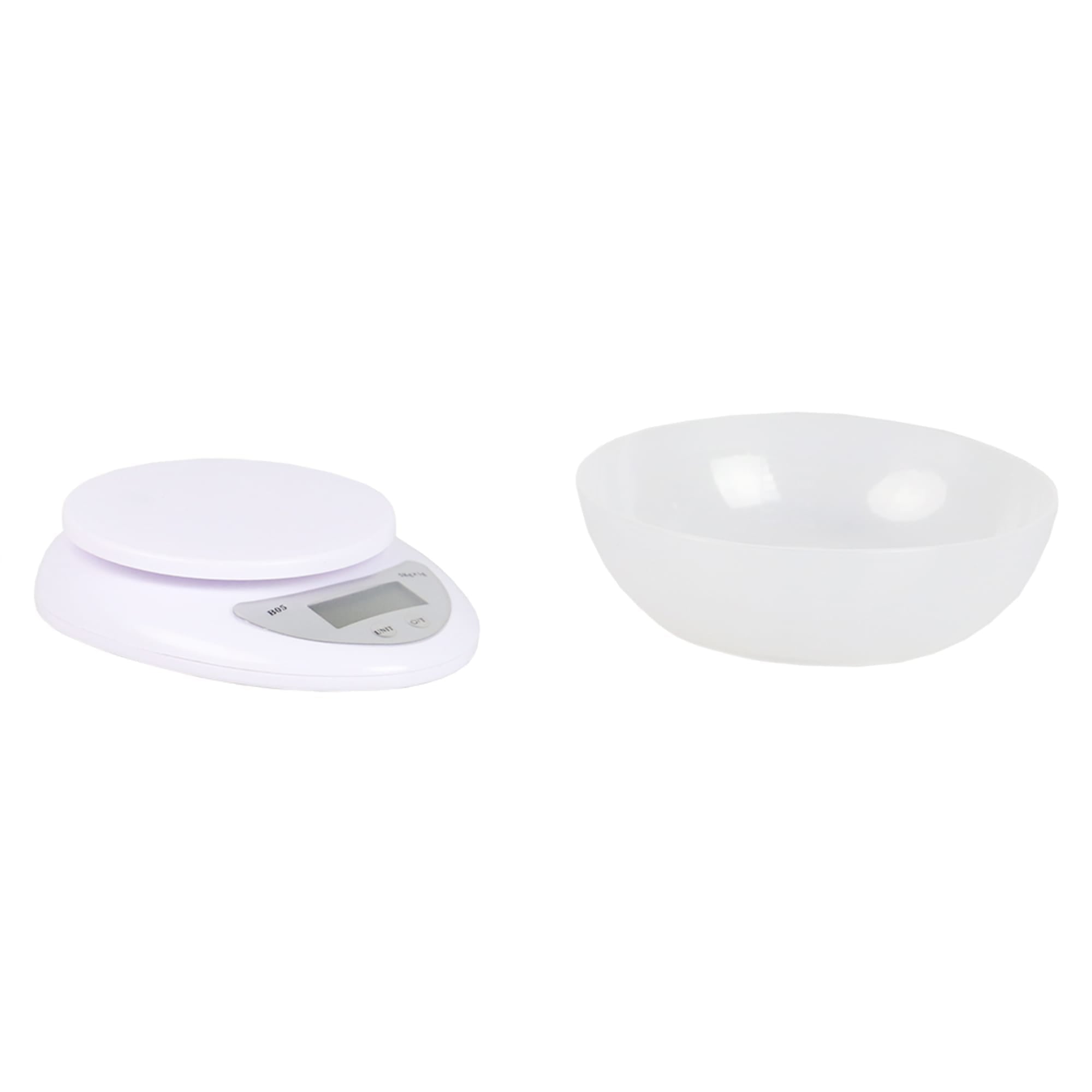 Home Basics  Digital Food Scale with Plastic Bowl, White $8.00 EACH, CASE PACK OF 12