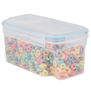 Home Basics Small Plastic Cereal Dispenser with Pour Spout, Clear $4.00 EACH, CASE PACK OF 12