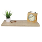 Load image into Gallery viewer, Home Basics 30&quot; MDF Floating Shelf, Oak $12.00 EACH, CASE PACK OF 6
