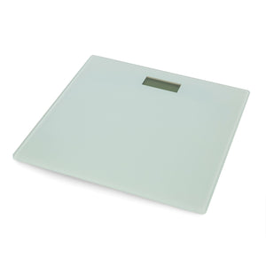 Home Basics Contemporary Sleek LCD Display Digital Glass Bathroom Scale, White $10.00 EACH, CASE PACK OF 6