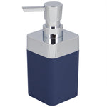 Load image into Gallery viewer, Home Basics Skylar 10 oz. ABS Plastic Soap/Lotion Dispenser, Navy $4.00 EACH, CASE PACK OF 12
