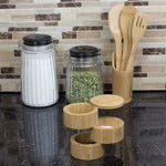 Load image into Gallery viewer, Home Basics 3 Tier Bamboo Salt Box $10 EACH, CASE PACK OF 12
