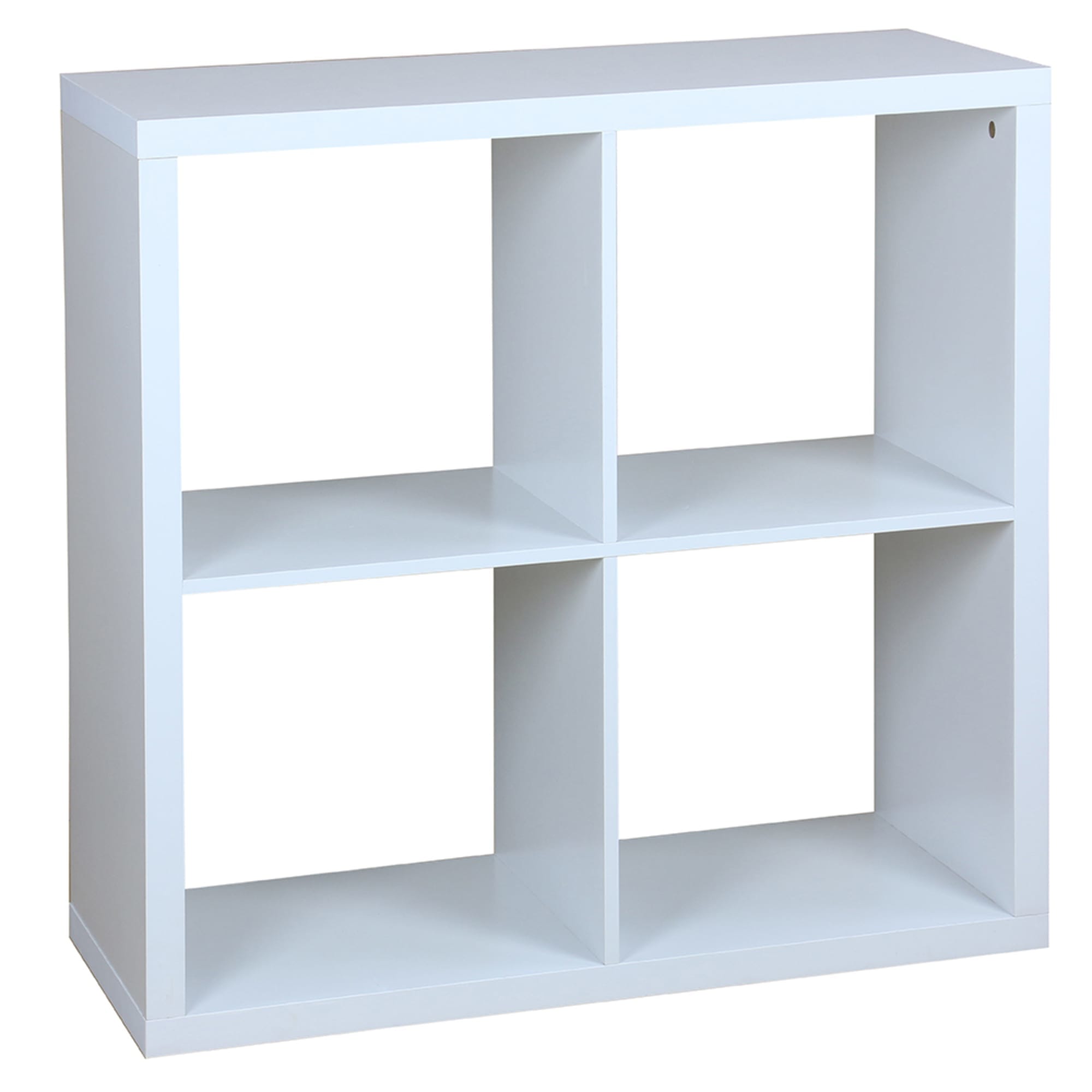Home Basics 4 Open Cube Organizing Wood Storage Shelf, White $80.00 EACH, CASE PACK OF 1