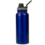 Load image into Gallery viewer, Home Basics Modern Metallic Stainless Steel Travel Water Bottle - Assorted Colors
