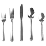 Load image into Gallery viewer, Home Basics Empire 20 Piece Flatware Set, Silver $8.00 EACH, CASE PACK OF 12
