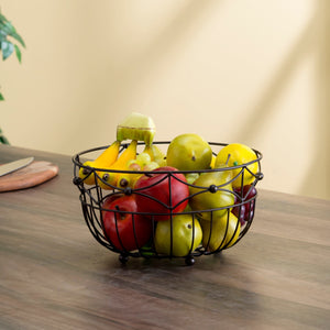 Home Basics Arbor Collection Large Capacity Decorative Non-Skid Steel Fruit Bowl, Oil Rubbed Bronze $8.00 EACH, CASE PACK OF 12