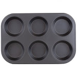 Load image into Gallery viewer, Home Basics Non-Stick 6 Cup Muffin Pan $4.00 EACH, CASE PACK OF 24
