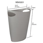 Load image into Gallery viewer, Home Basics Open Top Slim and Stylish Plastic Waste Bin - Assorted Colors
