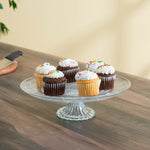 Load image into Gallery viewer, Home Basics Cake Plate $10.00 EACH, CASE PACK OF 6
