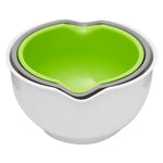 Load image into Gallery viewer, Home Basics 3 Piece Nesting Mixing Bowls with Pour Spouts $4.00 EACH, CASE PACK OF 12
