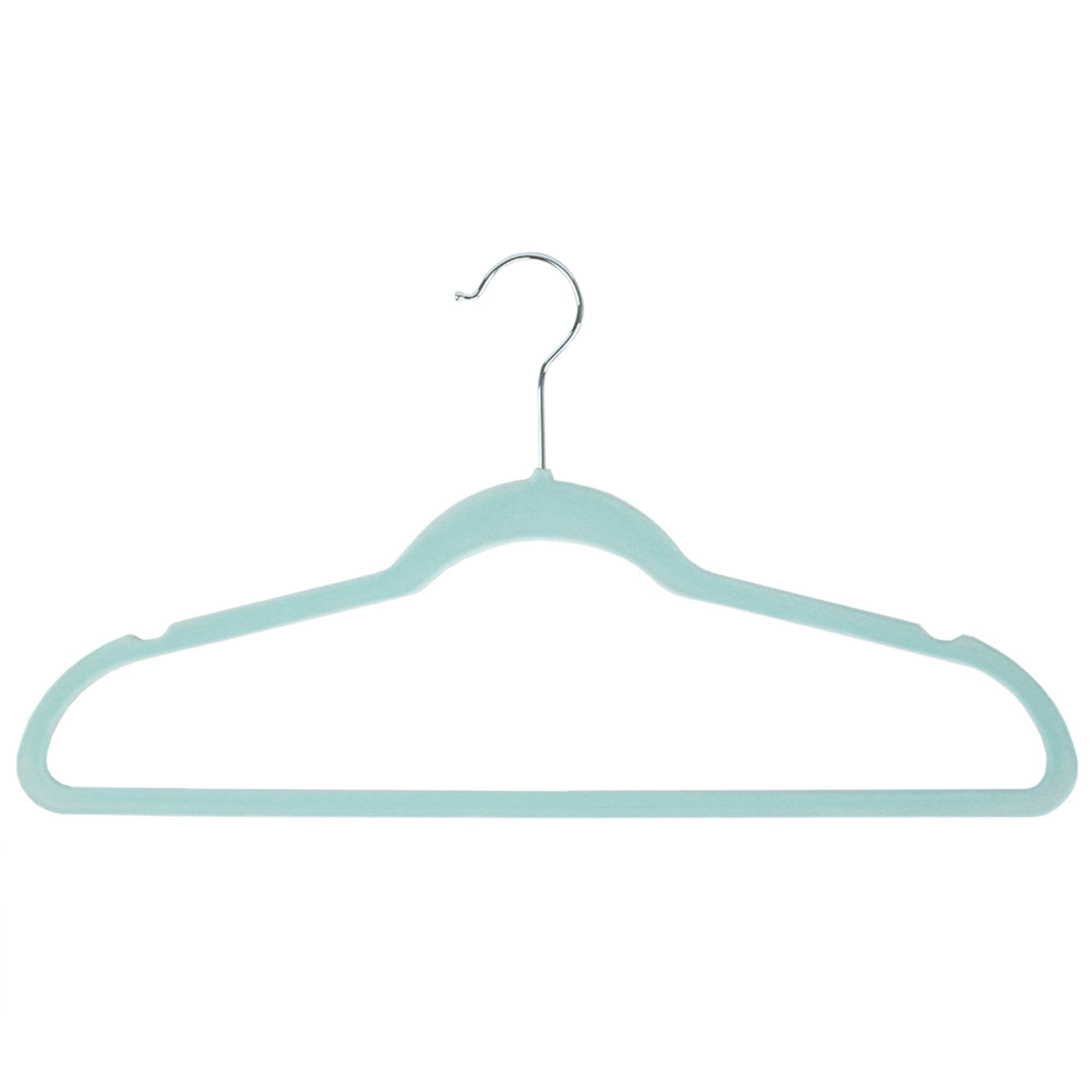 Home Basics Velvet Hanger, (Pack of 10), Sky Blue $4.00 EACH, CASE PACK OF 12