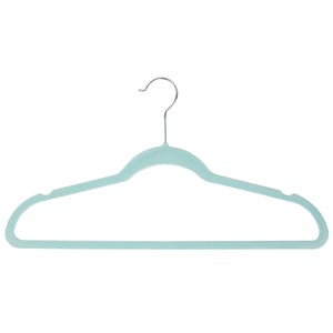 Home Basics Velvet Hanger, (Pack of 10), Sky Blue $4.00 EACH, CASE PACK OF 12