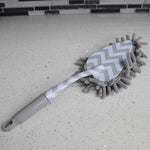 Load image into Gallery viewer, Home Basics Chevron Multi-Purpose Microfiber Chenille Duster, Grey $4.00 EACH, CASE PACK OF 12
