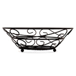 Load image into Gallery viewer, Home Basics Scroll Collection Steel Fruit Basket, Bronze $5.00 EACH, CASE PACK OF 12
