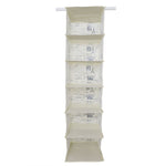 Load image into Gallery viewer, Home Basics Paris Collection 6 Shelf Closet Organizer, Natural $6.50 EACH, CASE PACK OF 12
