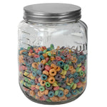 Load image into Gallery viewer, Home Basics  122 oz. Large Mason Glass Canister, Clear $6.00 EACH, CASE PACK OF 6
