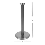 Load image into Gallery viewer, Home Basics Free Standing Paper Towel Holder with Weighted Base, Silver $6.50 EACH, CASE PACK OF 6
