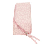 Load image into Gallery viewer, Home Basics Leopard Zippered Cosmetic Accessory Case, Pink $5.00 EACH, CASE PACK OF 12
