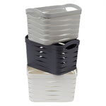 Load image into Gallery viewer, Home Basics Avaris Large Plastic Storage Basket - Assorted Colors
