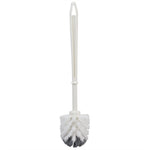 Load image into Gallery viewer, Home Basics Plastic Toilet Brush with Compact Holder, White $4.00 EACH, CASE PACK OF 1
