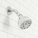 Load image into Gallery viewer, Home Basics Refresh High Pressure Full Coverage 5 Function Fixed Shower Head, Chrome $5.00 EACH, CASE PACK OF 12
