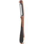 Load image into Gallery viewer, Home Basics Nova Collection Zinc Vertical Vegetable Peeler, Rose Gold $3.00 EACH, CASE PACK OF 24

