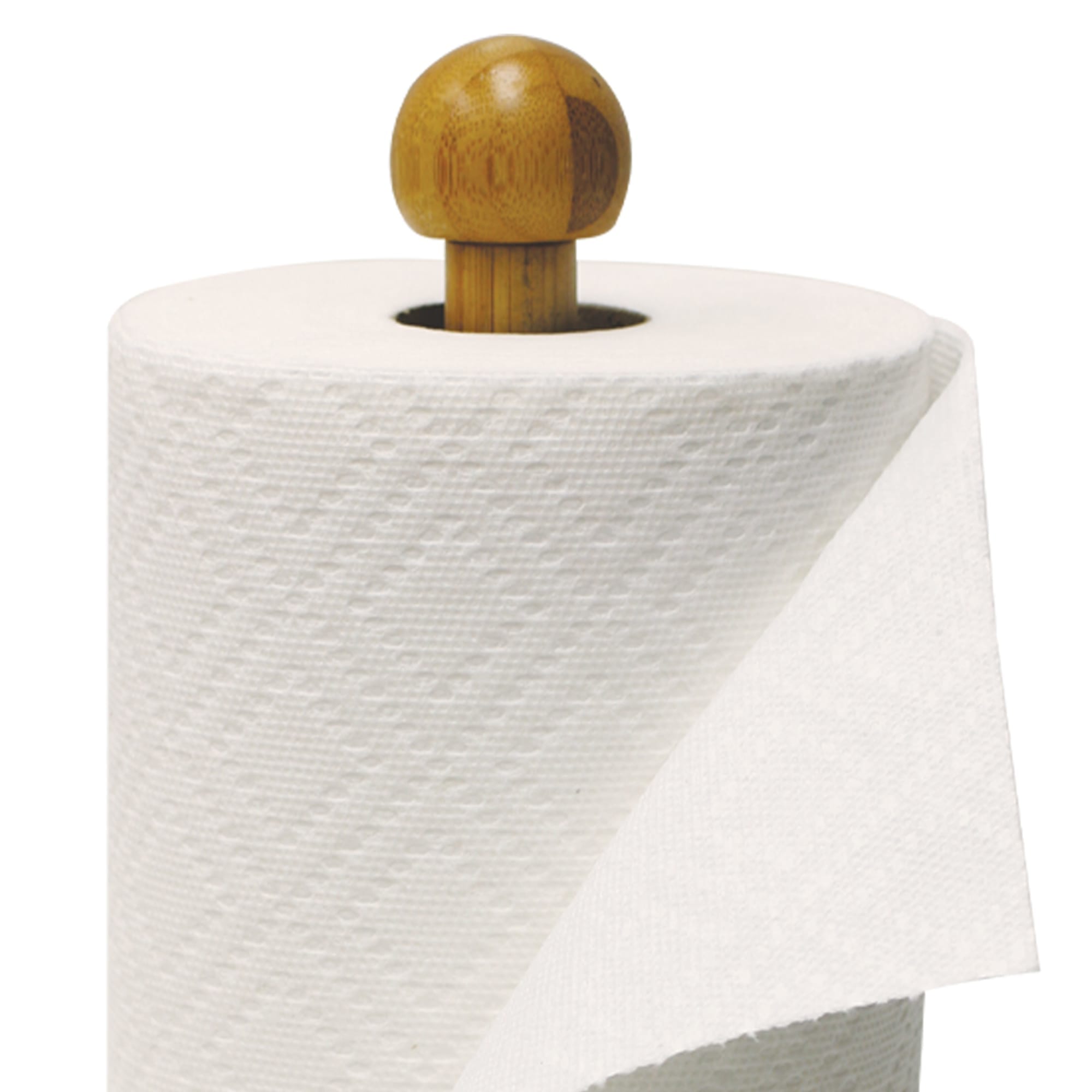Home Basics  Easy Tear Bamboo Paper Towel Holder, Natural $6.00 EACH, CASE PACK OF 12