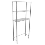 Load image into Gallery viewer, Home Basics 3 Tier  Over the Toilet Space Saver with Tempered Glass Shelves, Chrome $70.00 EACH, CASE PACK OF 4
