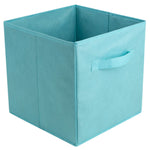 Load image into Gallery viewer, Home Basics Collapsible and Foldable Non-Woven Storage Cube, Turquoise $3.00 EACH, CASE PACK OF 12
